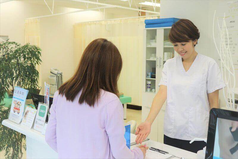 取手市の整骨院での受付対応|初診の流れ